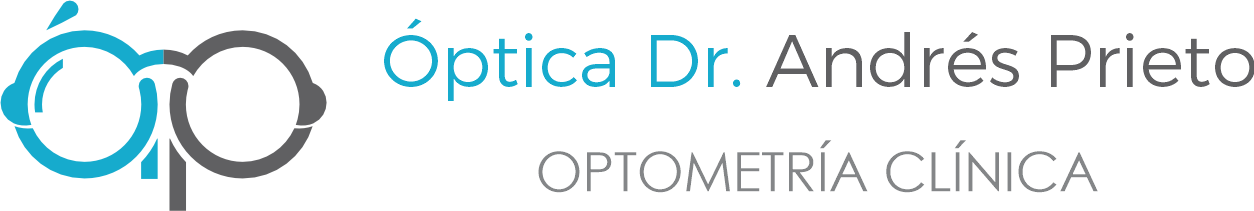 Logosimbolo-Horizontal Logo del Dr. Andrés Prieto, optómetra y óptica especializada en salud visual